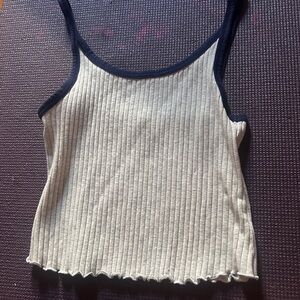 Old Navy Gray & navy blue tank top